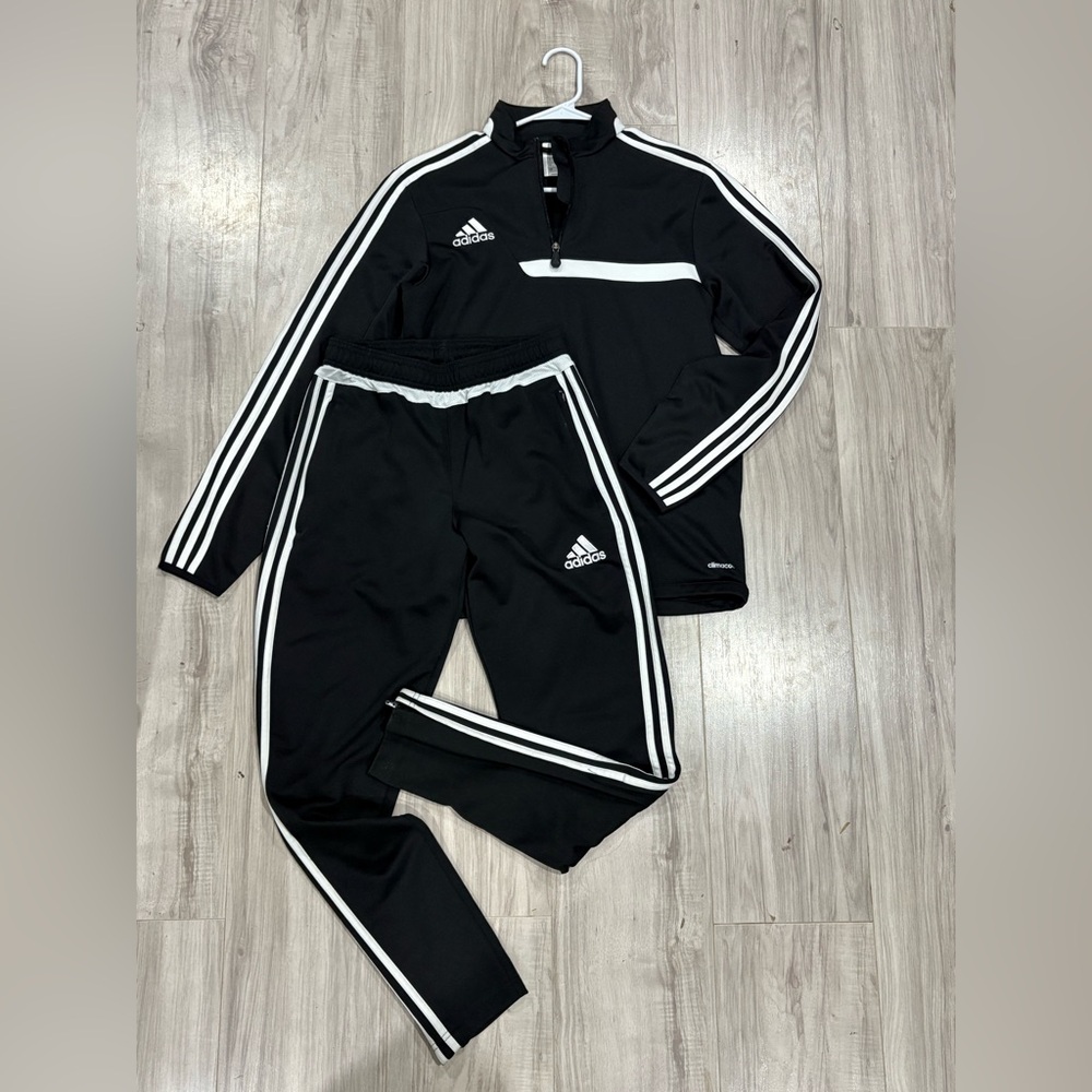 Adidas Black and White Athletic Set